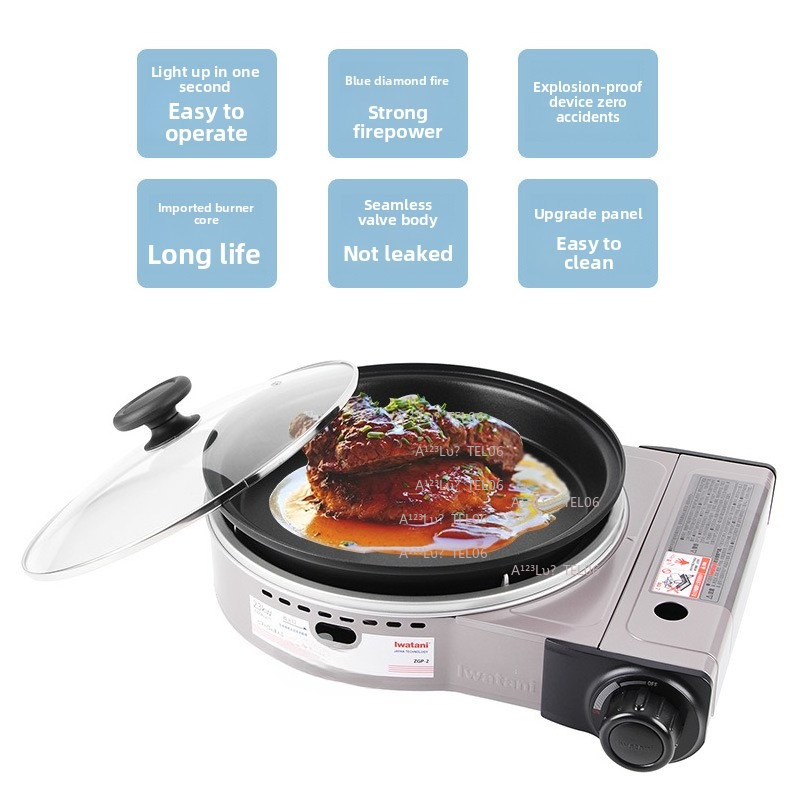 Outdoor Camping Burner - 휴대용 방풍 가스 스토브 부탄 버너