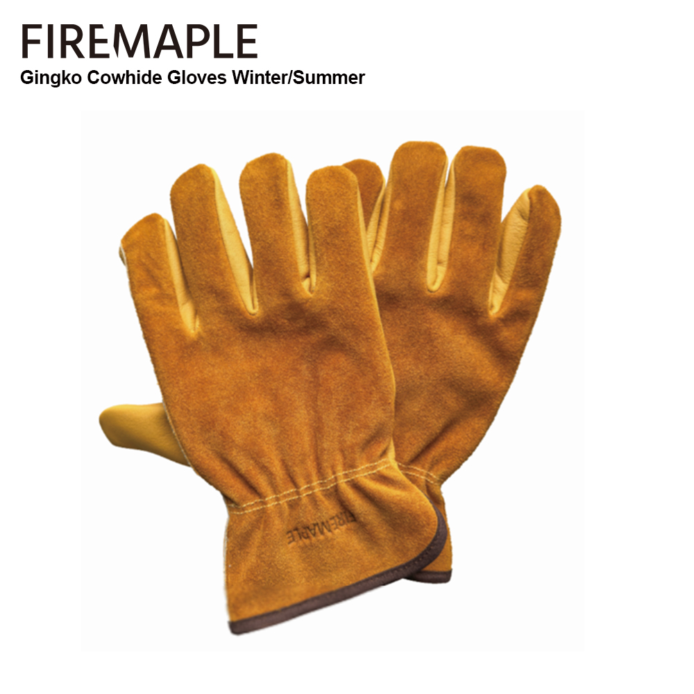 Outdoor Camping Burner - 파이어 메이플 깅코 소가죽 작업 장갑,