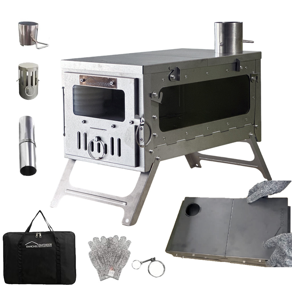 Outdoor Camping Warehouse - 미국 창고 TSG 티타늄 텐트 스토브