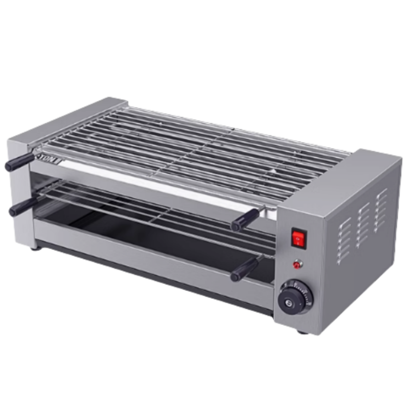 Outdoor Camping Grill - 휴대용 전기 스테인리스 바베큐 그릴, 상업용