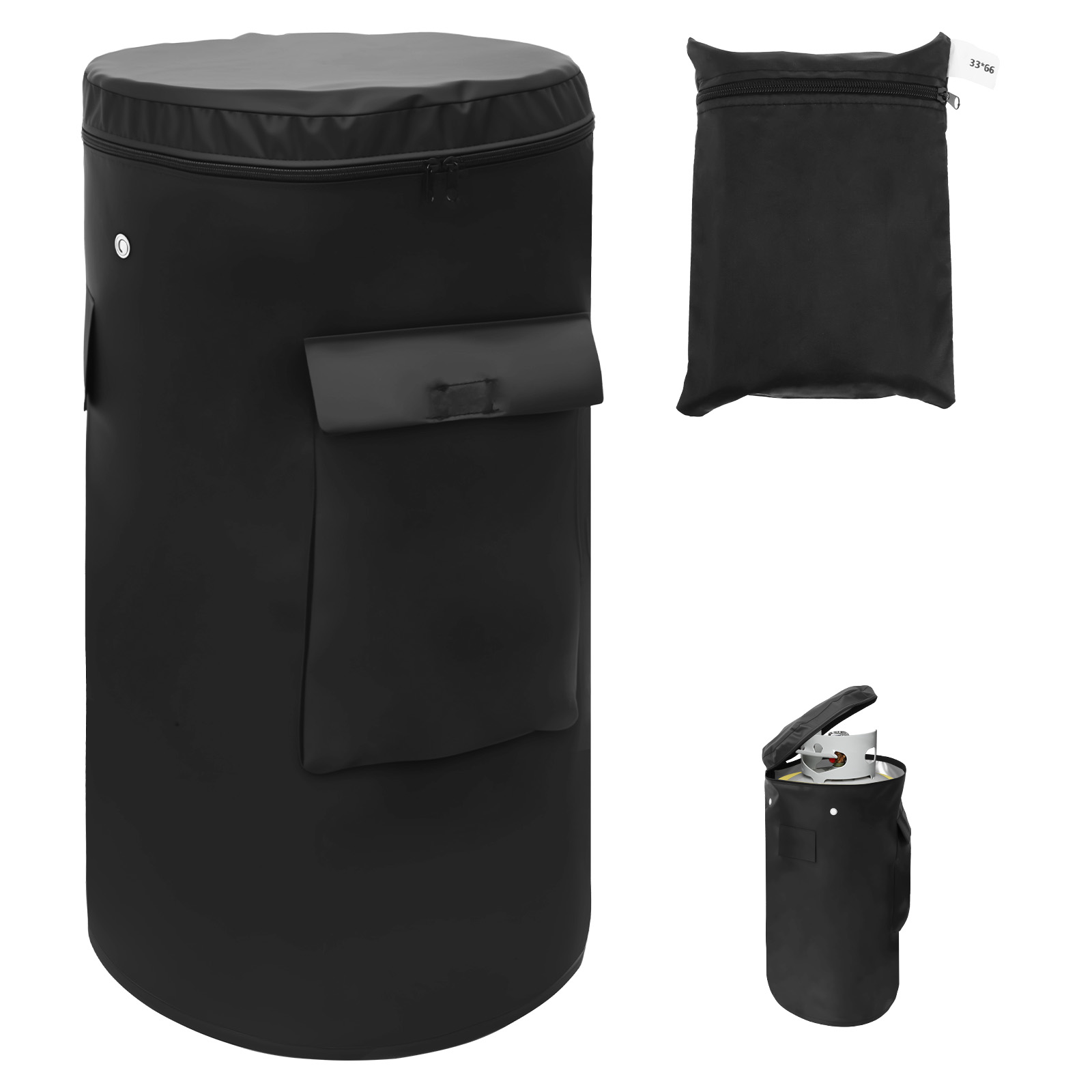 Outdoor Camping Ventilator - 옥스포드 천 프로판 탱크 커버 통풍형
