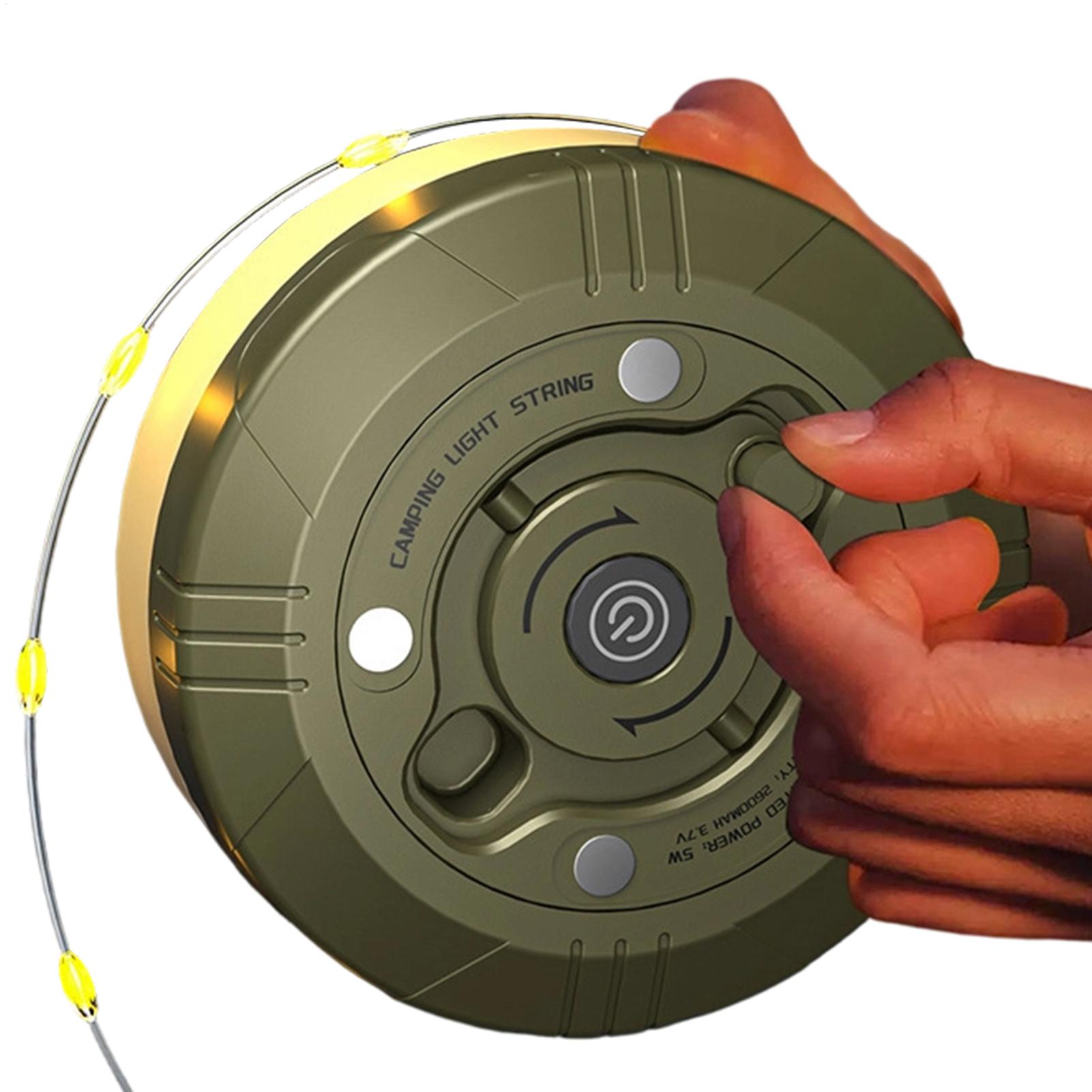 Outdoor Camping Lights String - 접이식 캠핑 스트링 라이트 20m 타입-C