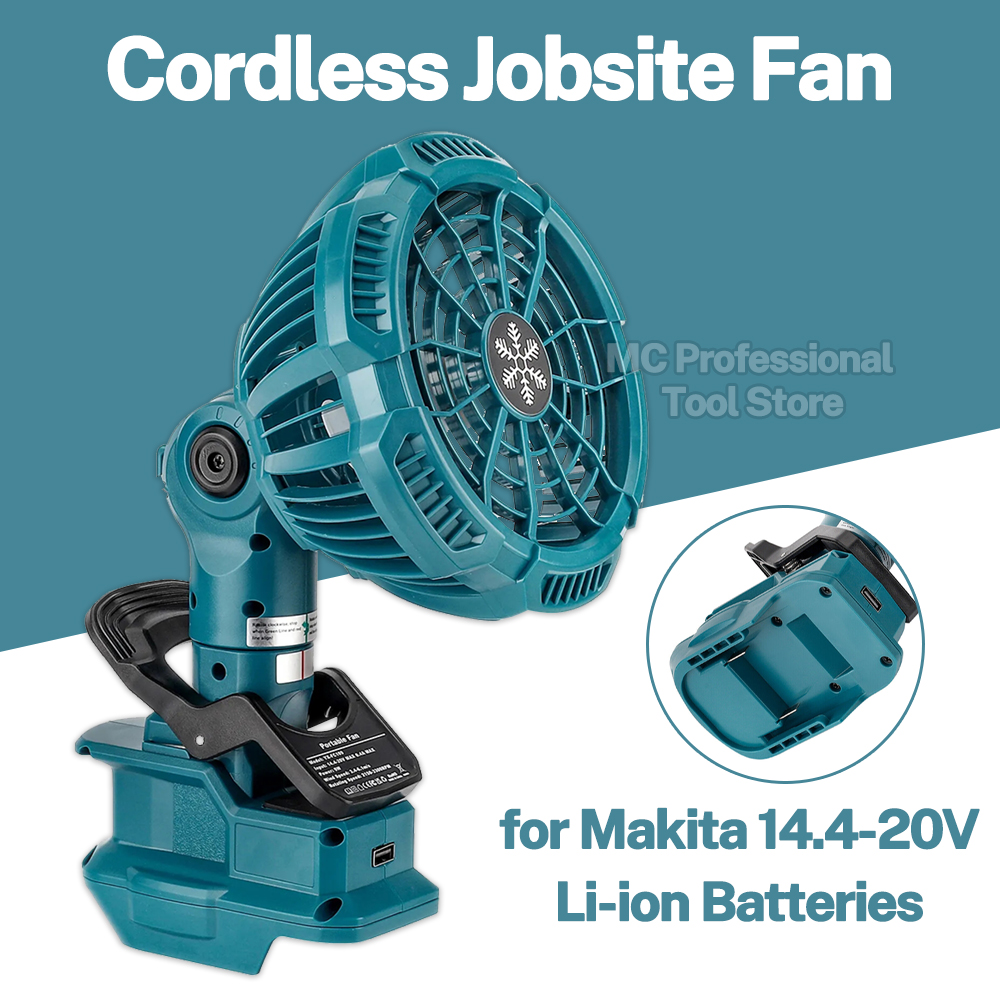 Outdoor Camping Ventilator - Makita 18V 리튬 배터리용 팬에 휴대용