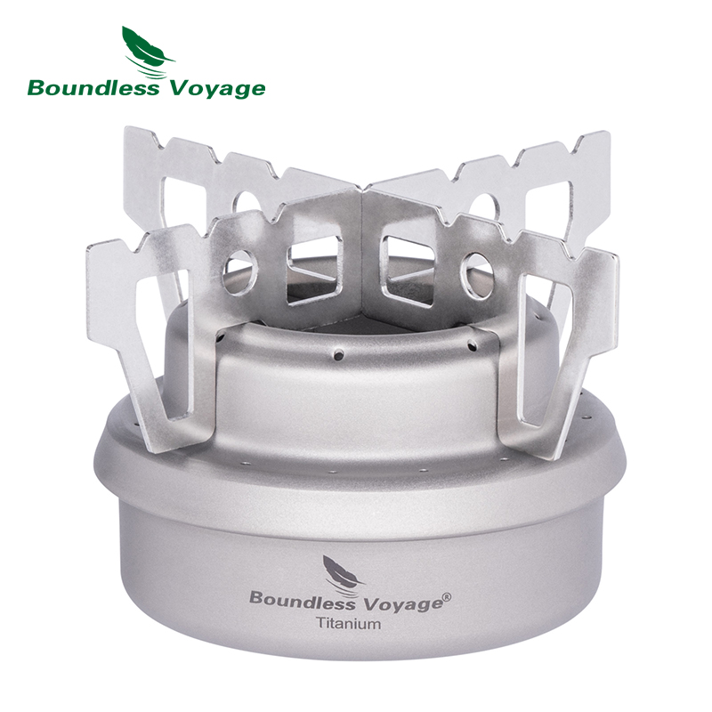 Outdoor Camping Burner - Boundless Voyage 티타늄 스피릿 버너 미니