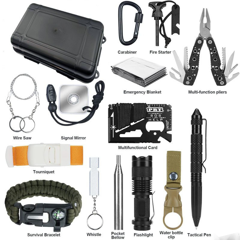 홍루이 DIY 소형 휴대용 내충격 생존 장비 비상 도구 - Outdoor Camping Kit 리뷰 및 가격