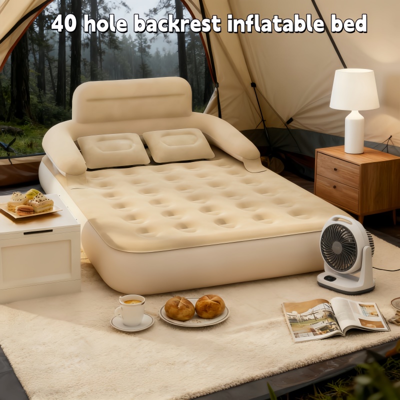 야외 다용도 2인용 캠핑 에어매트 휴대용 등받이 플러시 - Outdoor Camping Cot 리뷰 및 가격