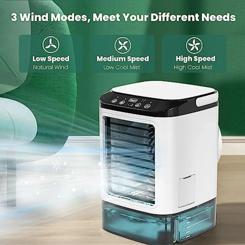 2025 최신형 휴대용 미니 에어컨 팬 (3단 속도 & - Outdoor Camping Ventilator 리뷰 및 가격