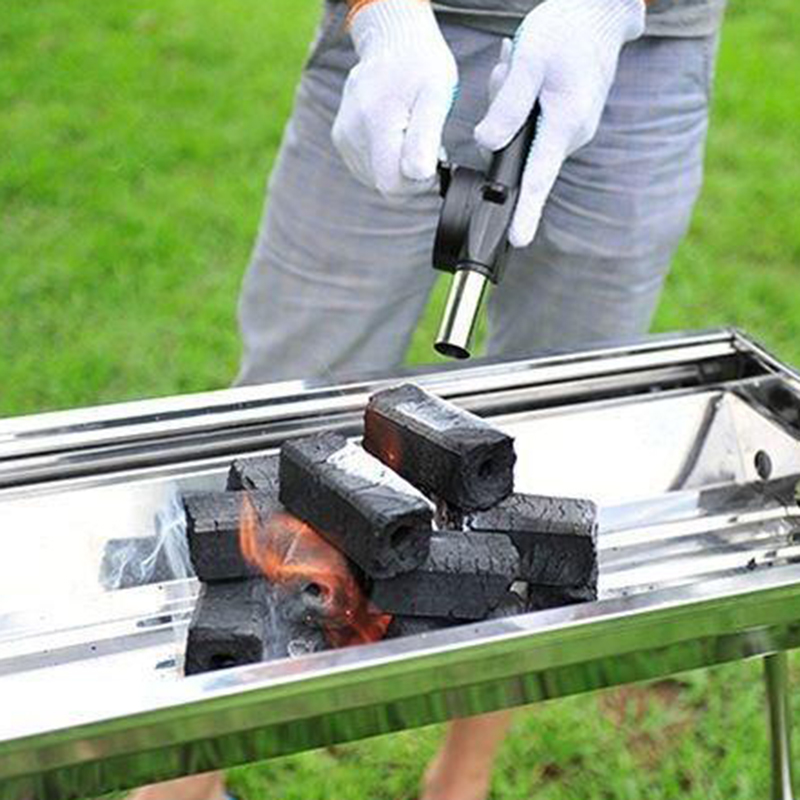 바베큐 팬 에어 블로워 빠른 불쏘시개 휴대용 수동 핸드 - Outdoor Camping Ventilator 리뷰 및 가격