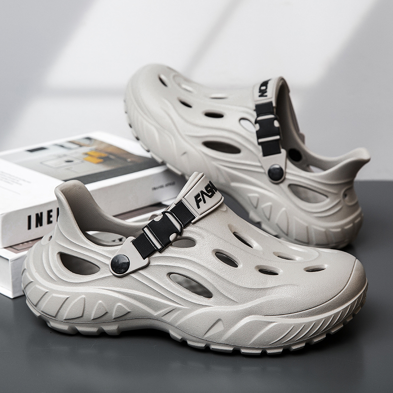 남성용 야외 스포츠 슬리퍼, 비치 슬라이드, 통기성 나 - Outdoor Camping Slippers 리뷰 및 가격