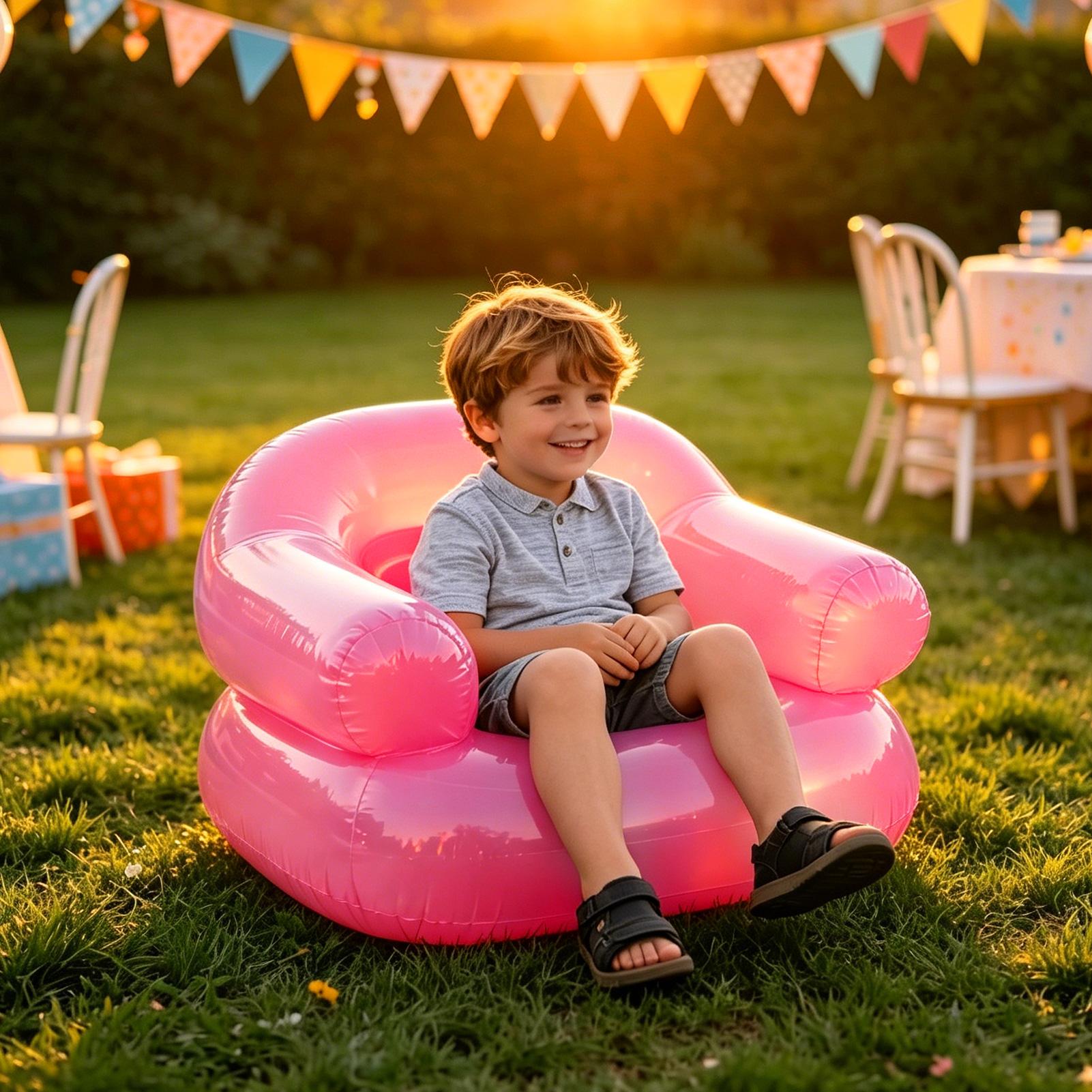 어린이용 풍선 의자 두꺼운 PVC 방수 휴대용 소파 캠 - Outdoor Camping For Kids 리뷰 및 가격