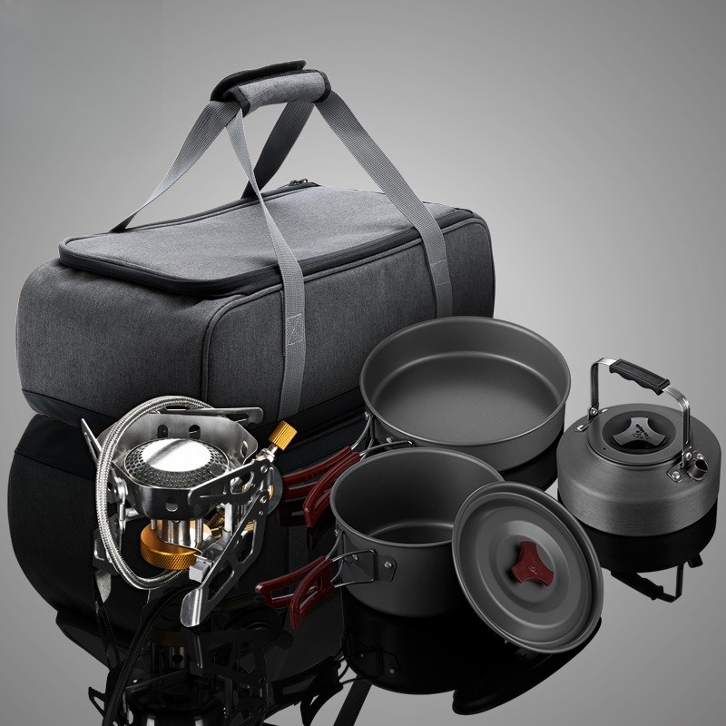 휴대용 분리형 가스 스토브 조리기구 세트 (2~3인용) - Outdoor Gas Stove 리뷰 및 가격