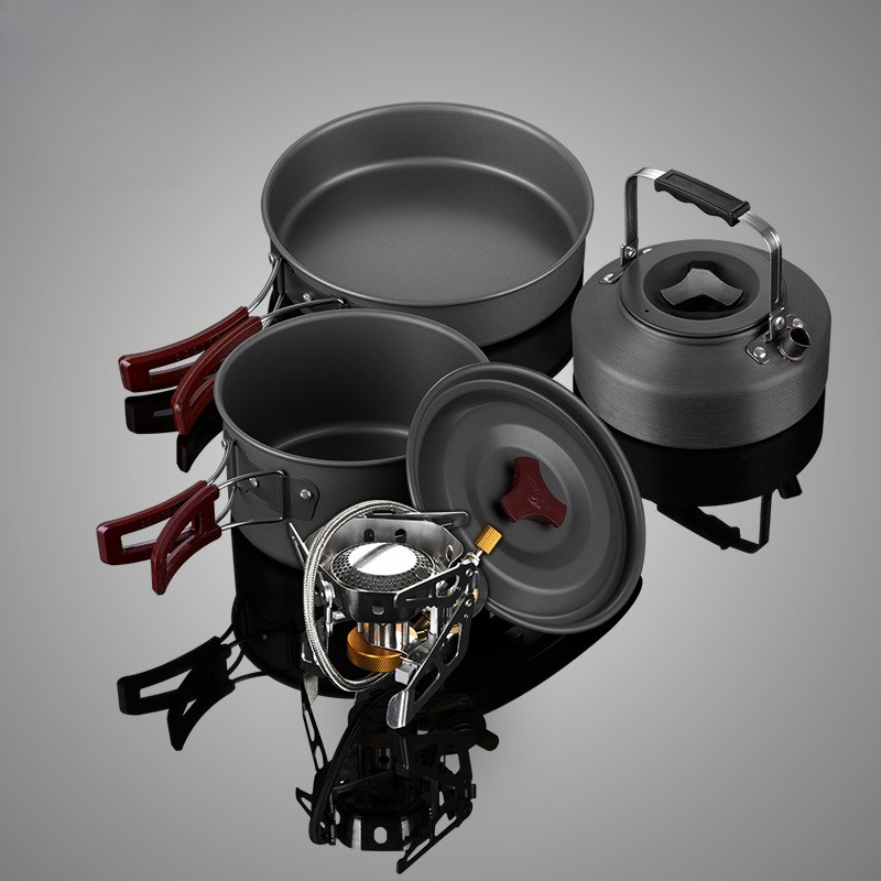 휴대용 분리형 가스 스토브 조리기구 세트 (2~3인용) - Outdoor Gas Stove 리뷰 및 가격