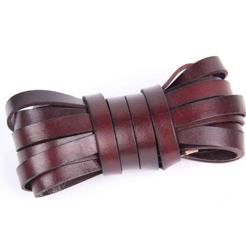 2 미터 1-20mm 레트로 정품 가죽 코드 플랫 라운 - Paracord Bracelet 리뷰 및 가격