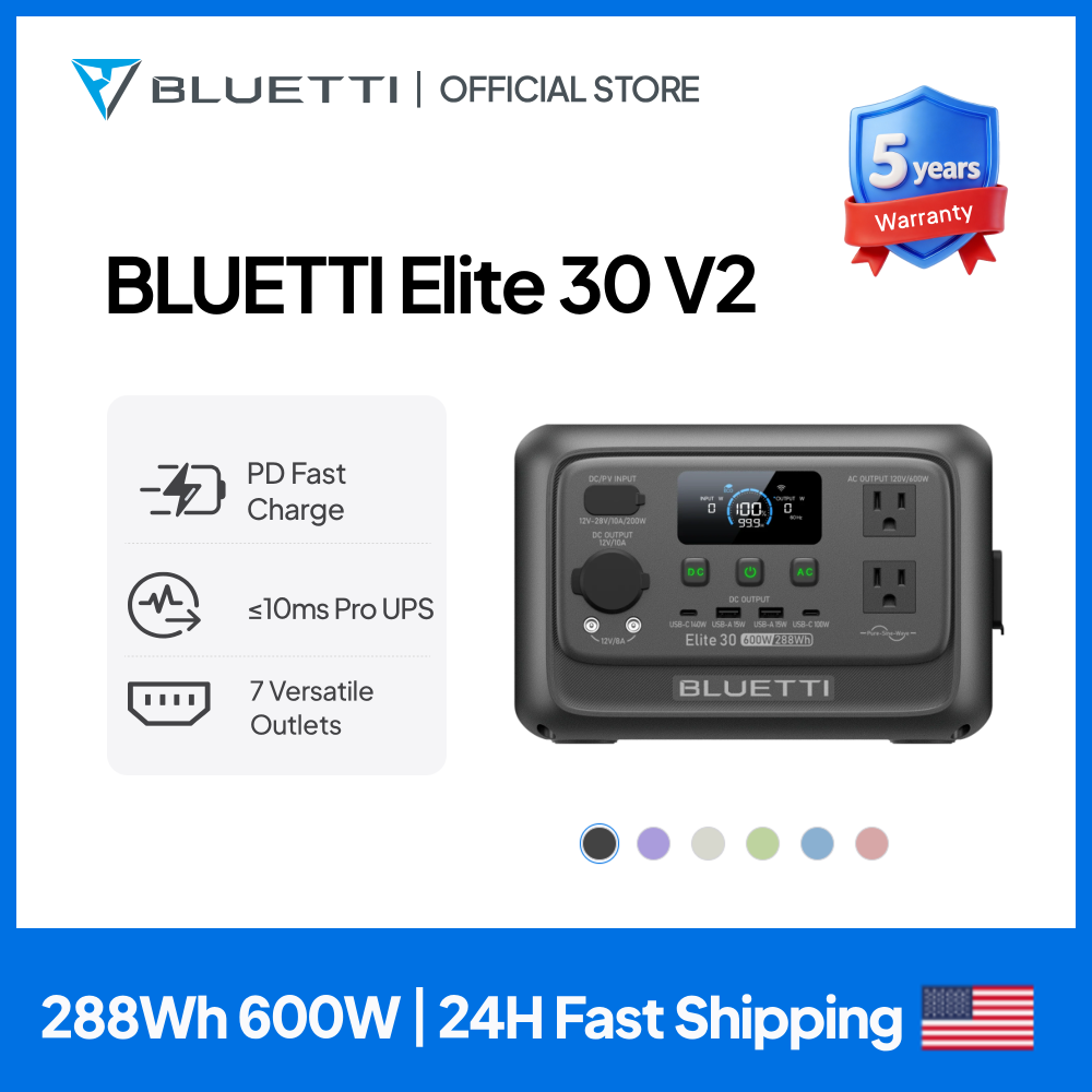 【리뉴얼】BLUETTI Elite 30 V2 휴대용 발 - Outdoor Camping Kit 리뷰 및 가격