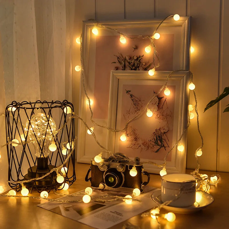 10M USB/배터리 전원 공 LED 문자열 조명 갈  - Outdoor Camping Lights String 리뷰 및 가격