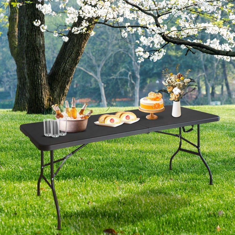 휴대용 6피트 플라스틱 접이식 테이블 야외용 고하중 캠 - Outdoor Camping Warehouse 리뷰 및 가격