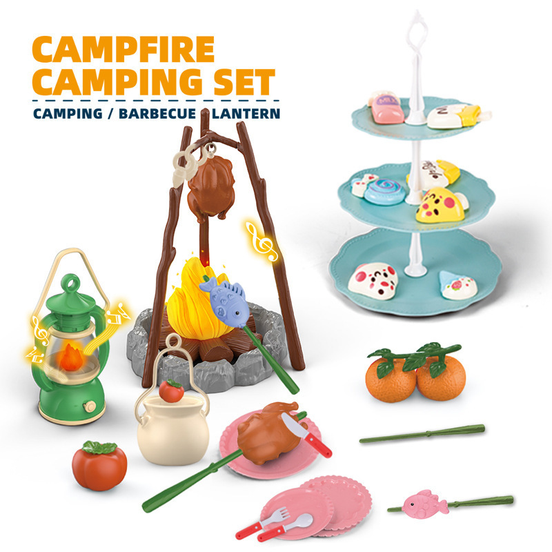 어린이 캠핑 텐트 세트 아기 놀이터 미니어처 음식 어린 - Outdoor Camping For Kids 리뷰 및 가격
