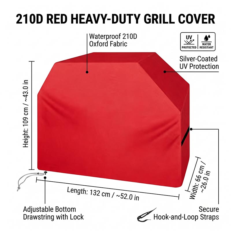 210D 바베큐 커버 방진 방수 두꺼운 야외 그릴 후드 - Outdoor Camping Grill 리뷰 및 가격