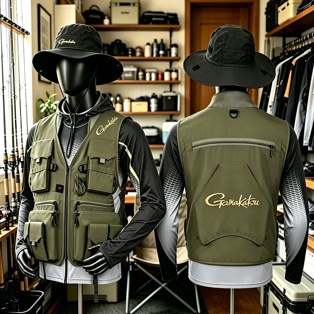 가마카츠 멘 멀티 포켓 낚시 조끼 속건 통기성 아웃도어 - Camping Outdoor Clothing 리뷰 및 가격