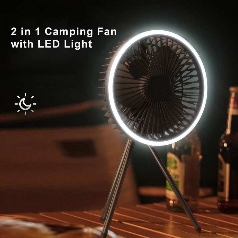 휴대용 캠핑 팬 10000mAh 5000mAh USB  - Outdoor Camping Ventilator 리뷰 및 가격