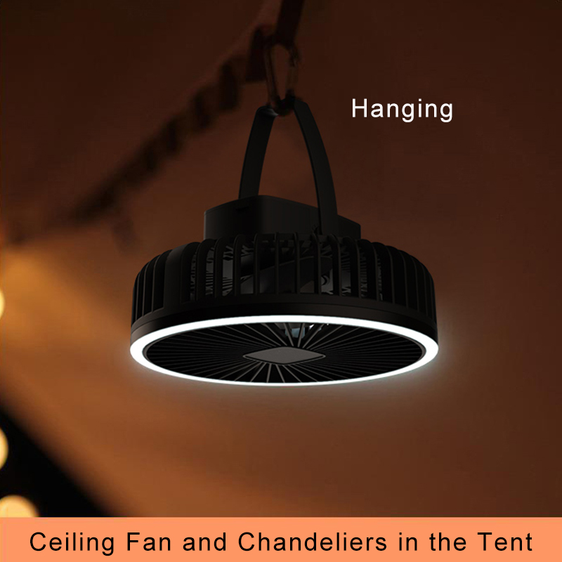 휴대용 캠핑 팬 10000mAh 5000mAh USB  - Outdoor Camping Ventilator 리뷰 및 가격