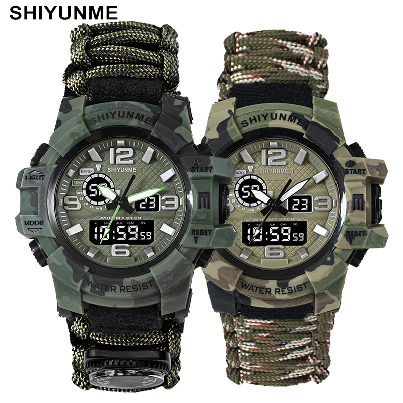 SHIYUNME G 스타일 밀리터리 스포츠 시계 남성용 - Outdoor Camping Zone 리뷰 및 가격