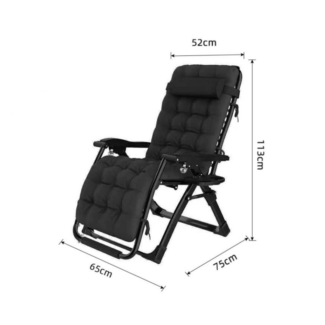 고품질 블랙 및 그레이 두꺼운 쿠션 야외 차양 데크 의 - Quality Outdoor Camping Chairs 리뷰 및 가격
