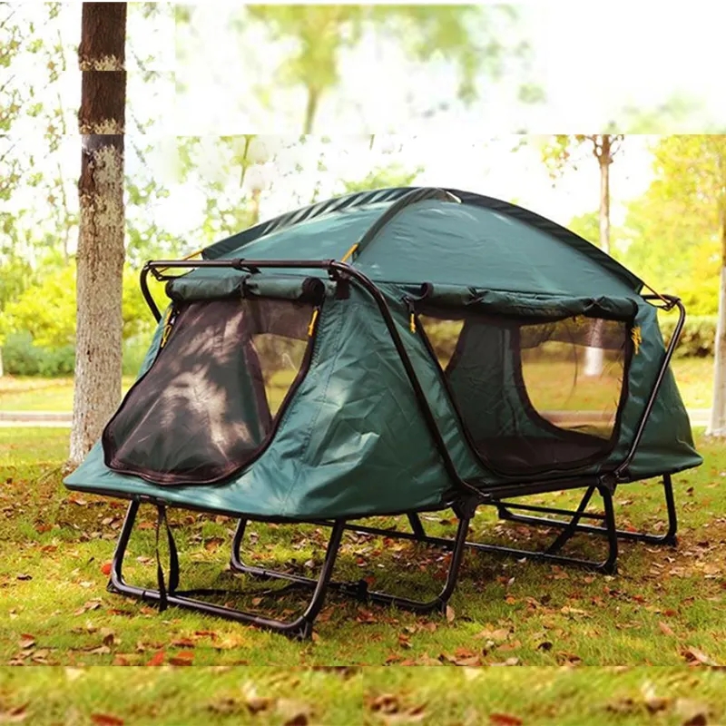 대형 따뜻한 접이식 1~2인용 캠핑 침대 야외 텐트 방 - Outdoor Camping Cot 리뷰 및 가격