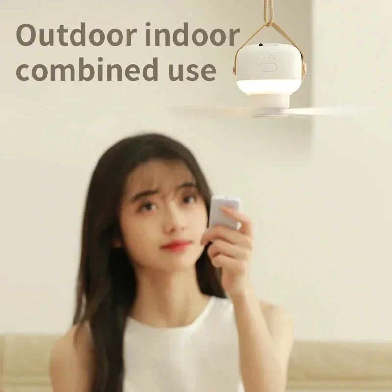 휴대용 무선 미니 천장 선풍기 조명 USB 리모컨 스탠 - Outdoor Camping Ideas 리뷰 및 가격