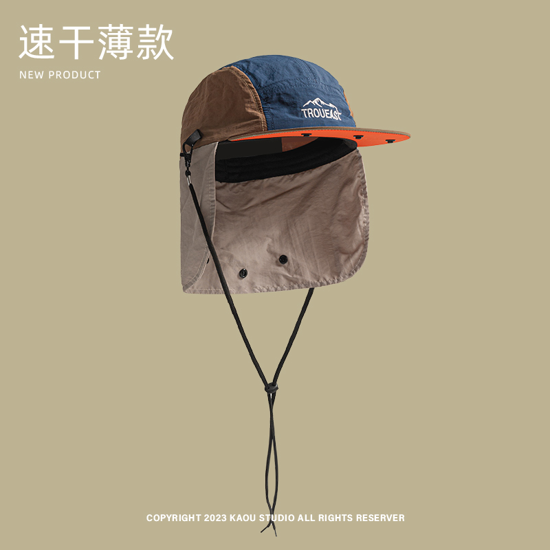 여름 야외 캠핑 선 스크린 목 보호 야구 모자 남성과  - Camping Outdoor Quick Drying Sun Neck Protection Cap Hat 리뷰 및 가격