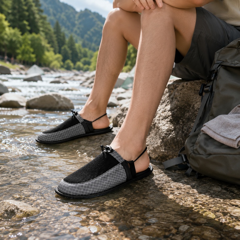 접이식 빠른 건조 방수 슬리퍼 미끄럼 방지 맨발 웨이딩 - Outdoor Camping Slippers 리뷰 및 가격