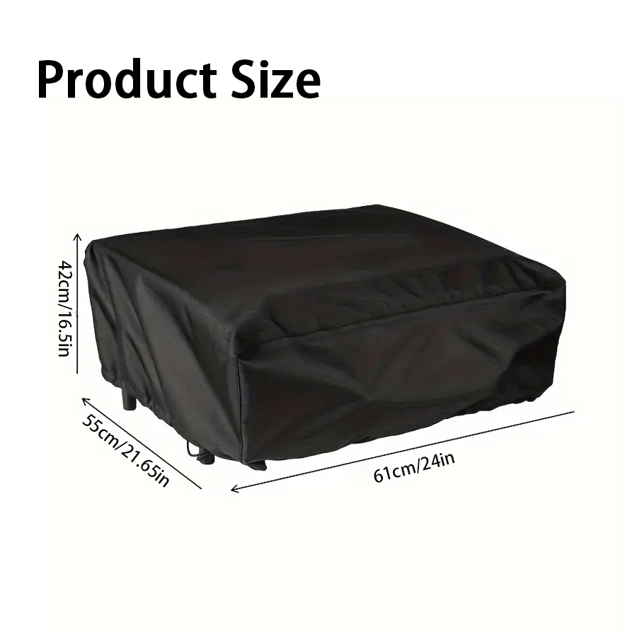 조절 가능한 조임끈이 있는 1pc 검정색 오븐 보호 커 - Outdoor Camping Grill 리뷰 및 가격