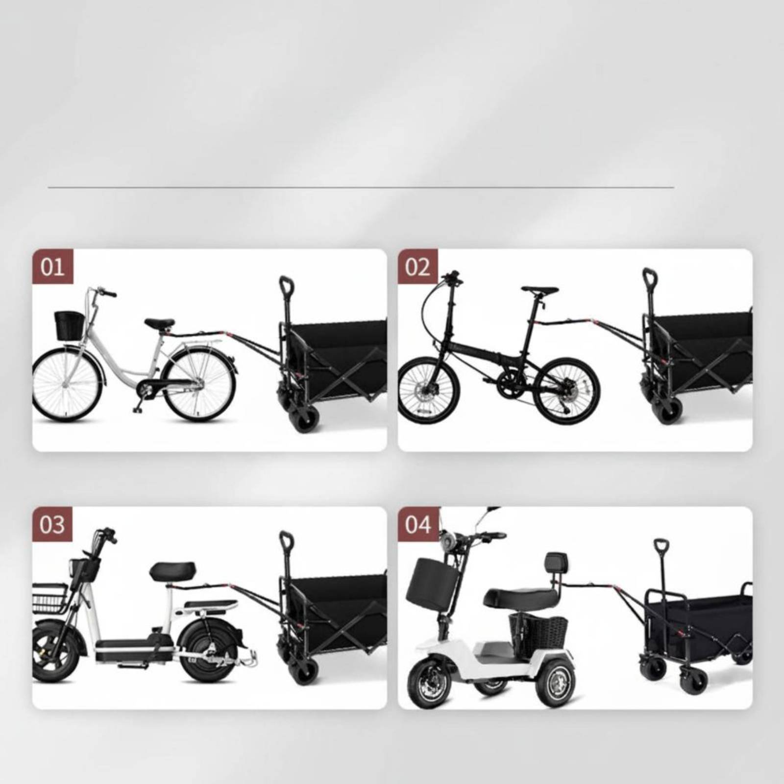 캠핑 차량 연결봉 경량 자전거 운반용 왜건 풀 토우 바 - Outdoor Camping Vehicle Wagon 리뷰 및 가격