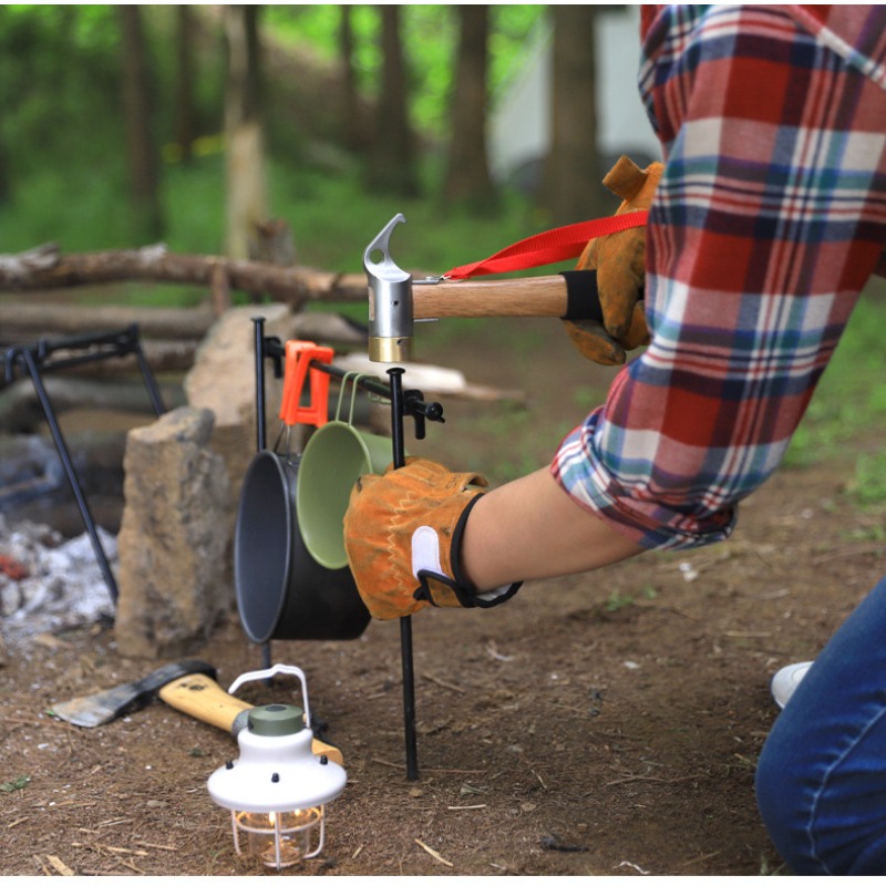 야외 바베큐 그릴용 내열 난연 장갑 소가죽 고온 방지  - Outdoor Camping Grill 리뷰 및 가격
