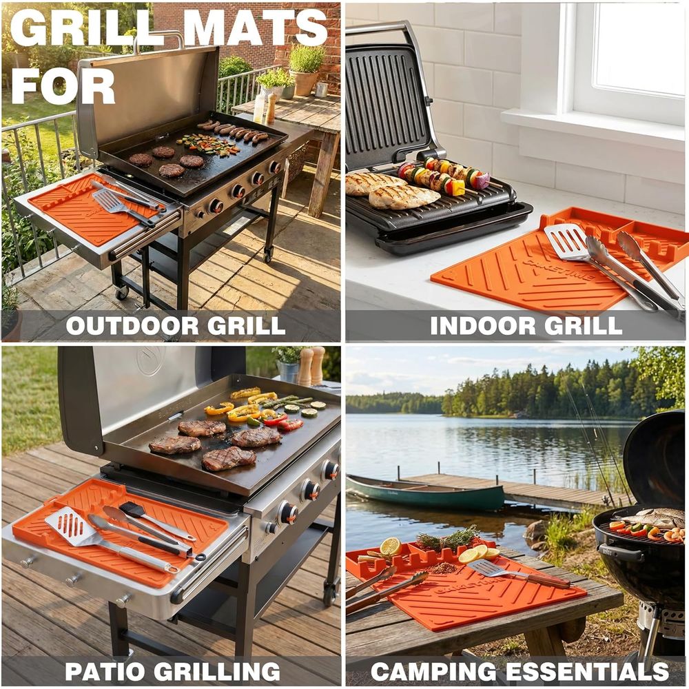 실리콘 그릴 매트 또는 그리들 액세서리, 요리, 주방, - Outdoor Camping Grill 리뷰 및 가격