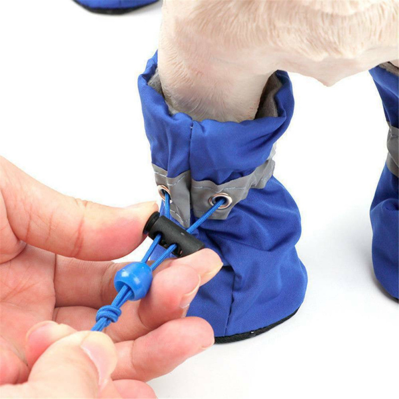 4PCS 작은 개 신발 하이킹 부츠 방수 개 신발 중간 - Outdoor Camping Slippers 리뷰 및 가격
