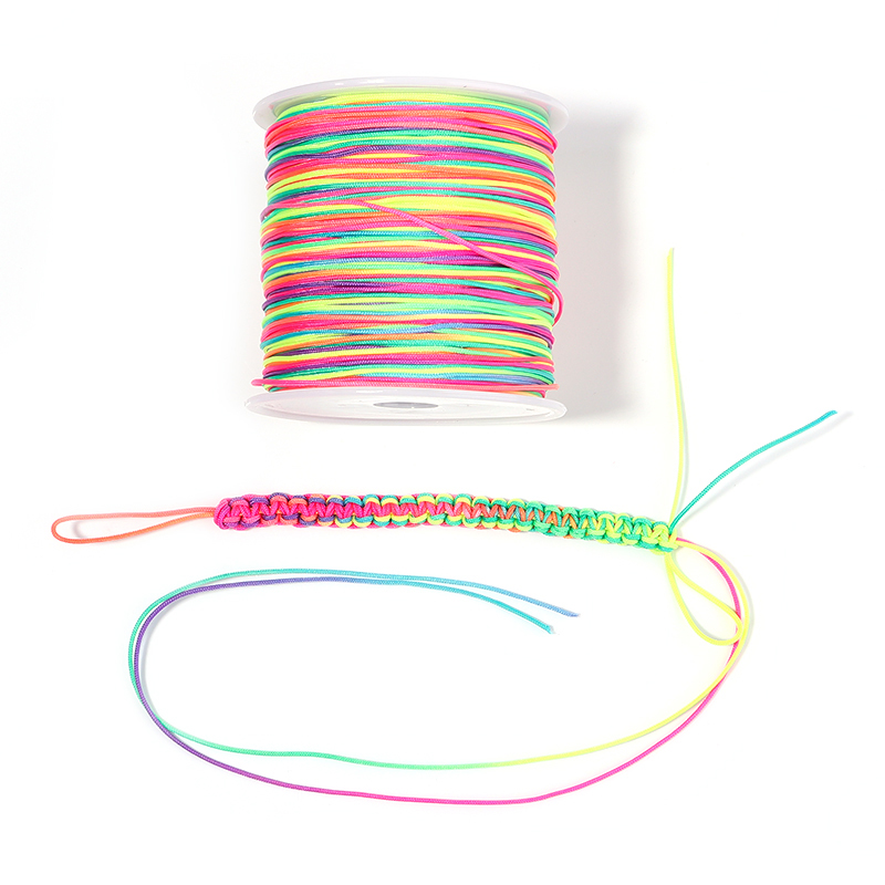 90M/롤 0.8mm 나일론 실 끈 중국 매듭 끈 DI - Paracord Bracelet 리뷰 및 가격