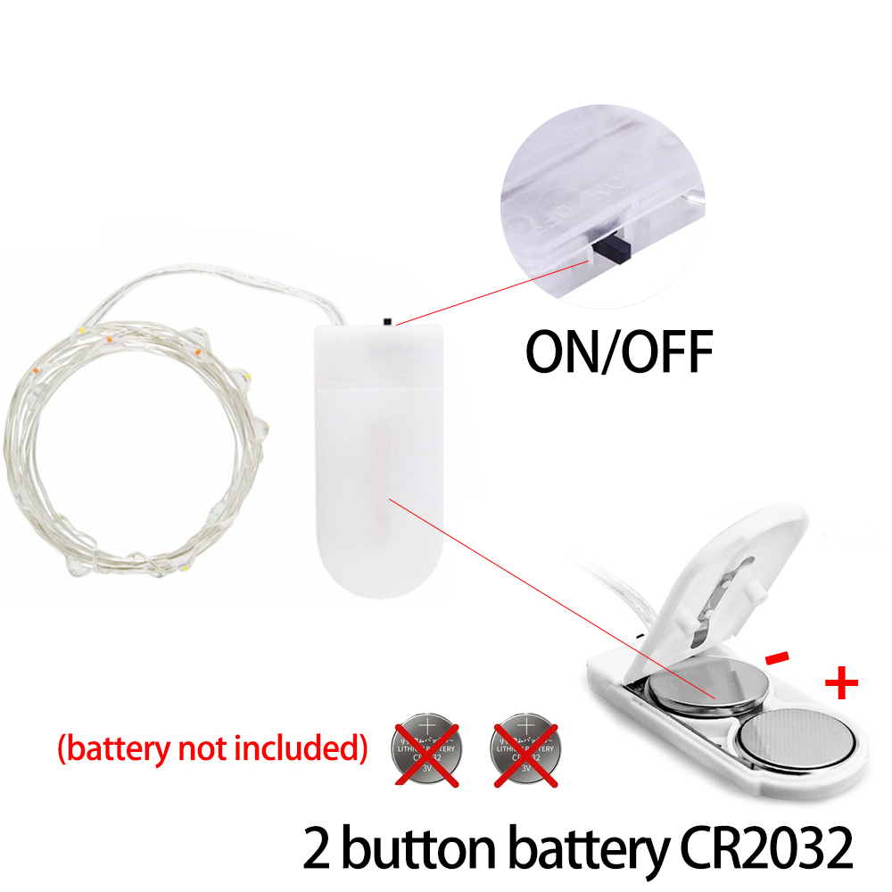 LED 요정 조명 구리 와이어 방수 갈 랜드 1m/2m - Outdoor Camping Lights String 리뷰 및 가격